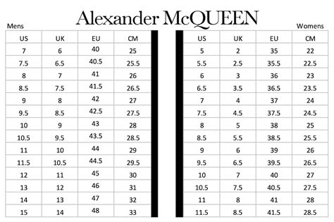 alexander mcqueen oversized sneaker sizing|alexander mcqueen dress size chart.